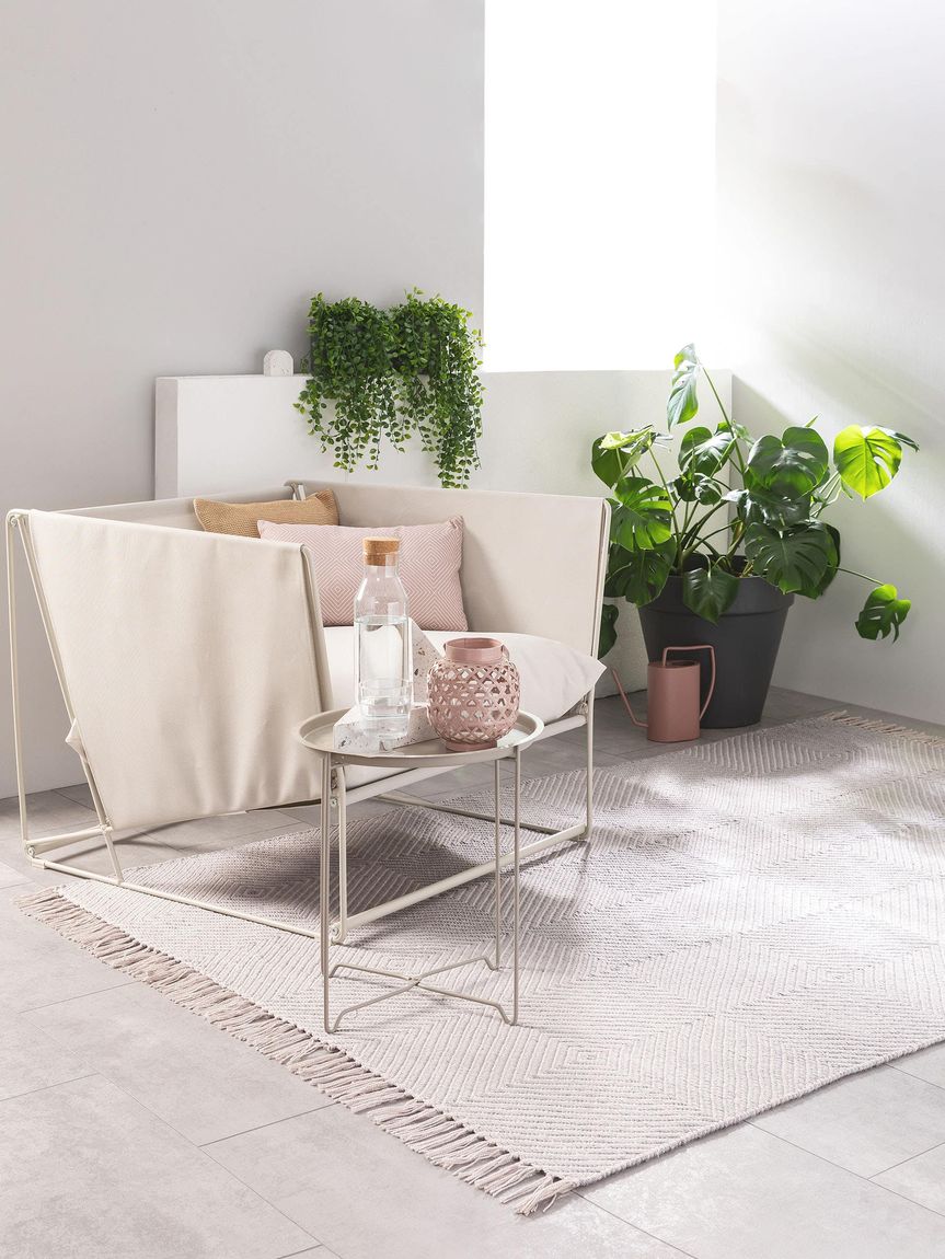 In- & Outdoor Teppich Rae Grau