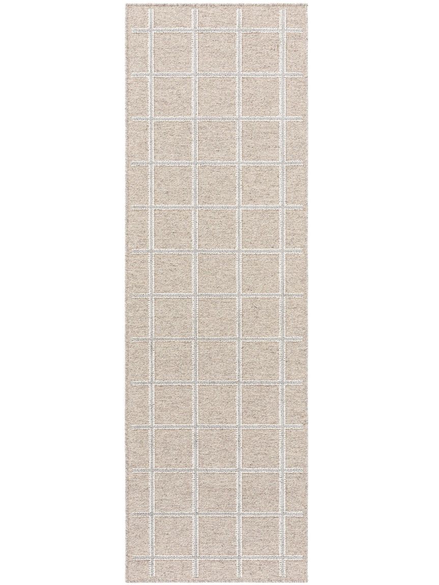 Viskoseteppich Läufer North 67x210 cm Grau