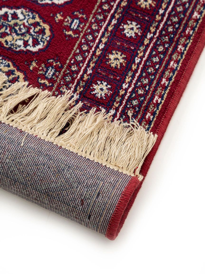 Viskoseteppich Läufer Lori 67x210 cm Rot