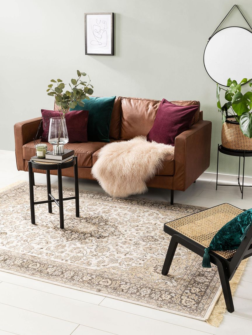 Viskoseteppich Lori Beige