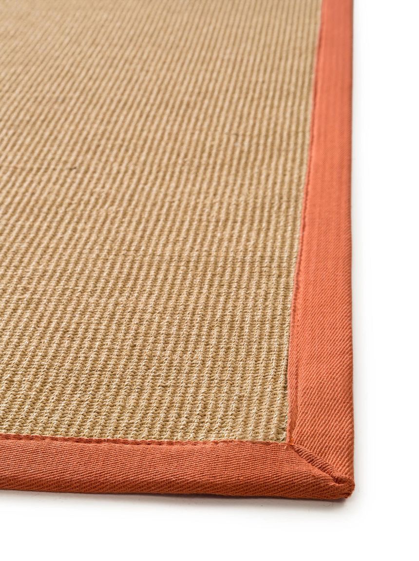 Sisalteppich Läufer Sisal Orange