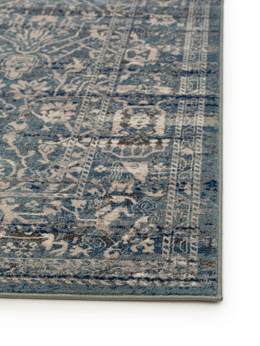 Teppich Vintage Velvet Blau