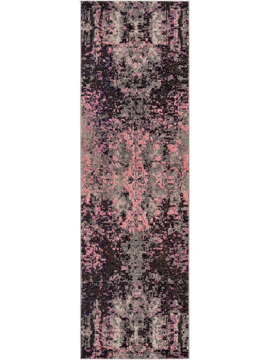 Läufer Casa 70x240 cm Pink / Schwarz