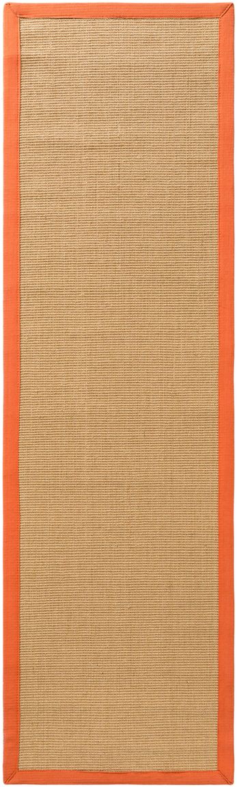 Sisalteppich Läufer Sisal Orange