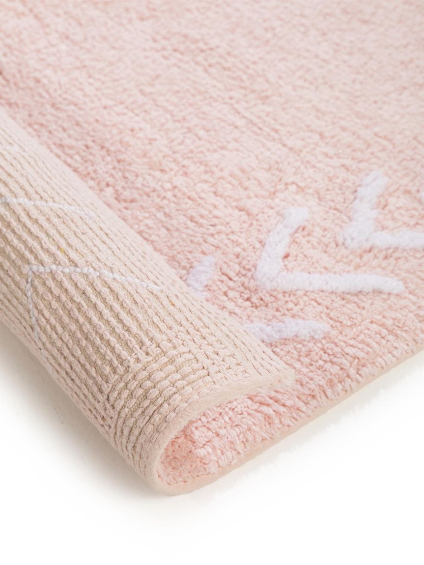 Waschbarer Kinderteppich Inka 150x150 cm Rosa