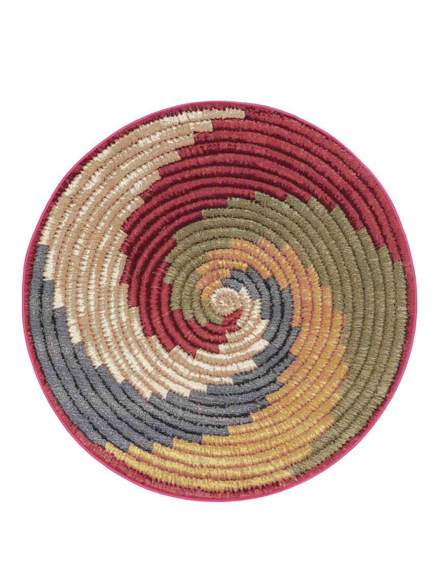 In- & Outdoor Teppich rund Kenya Ø 160 cm rund Bunt - Voelpe