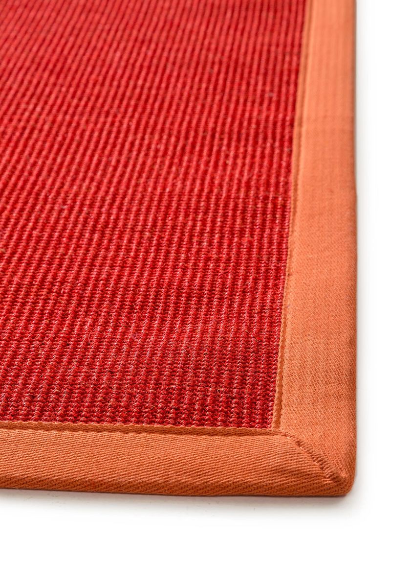 Sisalteppich Sisal 200x200 cm Orange