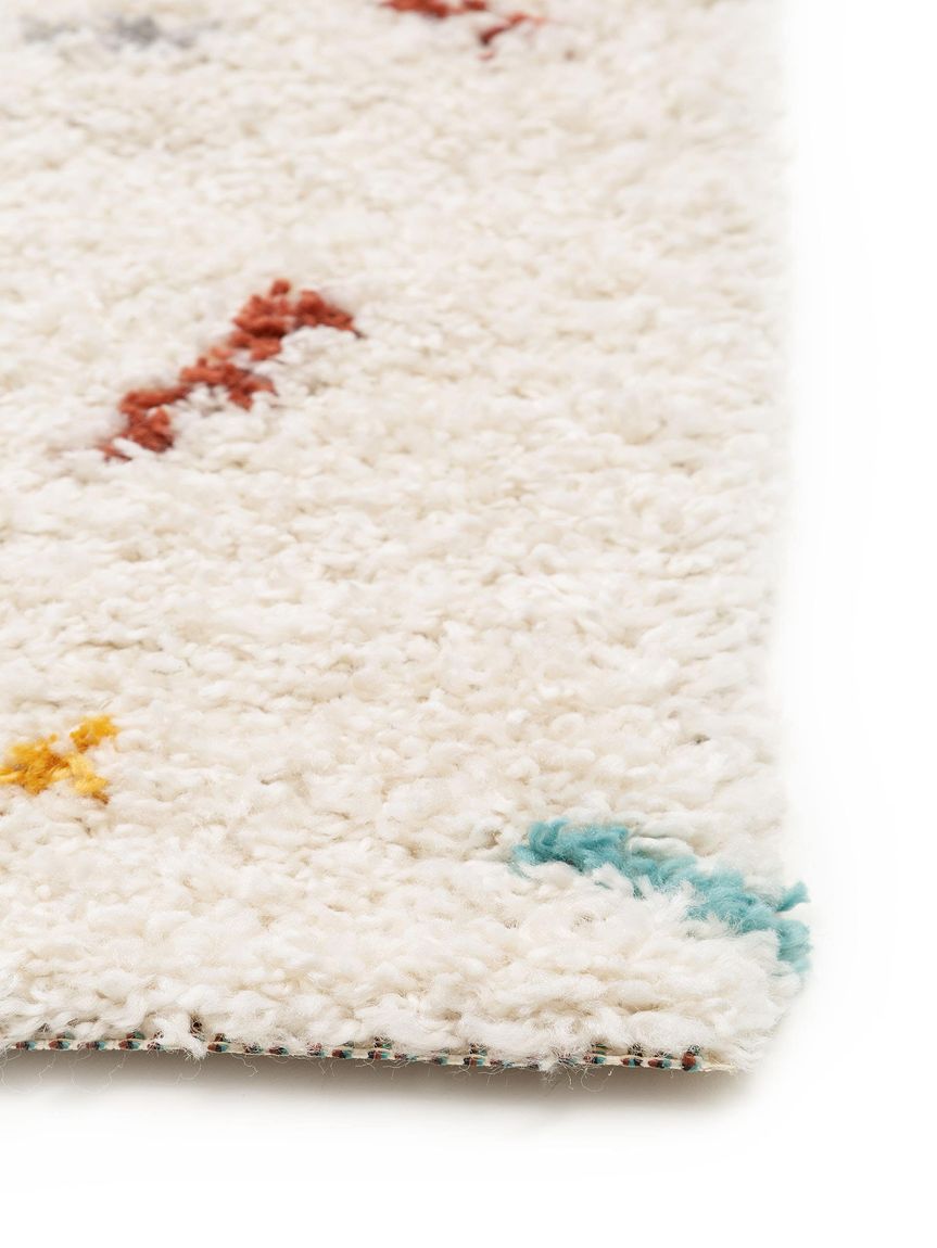 Hochflorteppich Selma Beige / Bunt