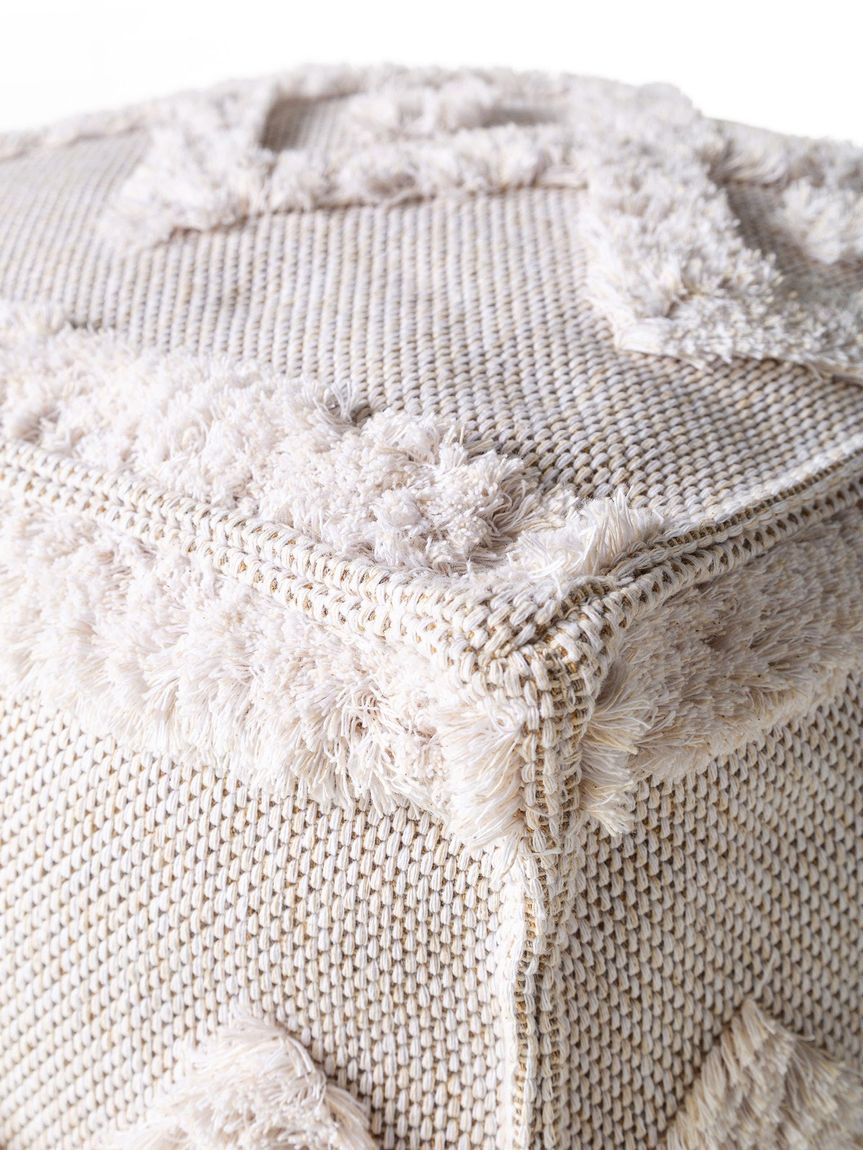 Pouf Lundi 50x50x50 cm Creame