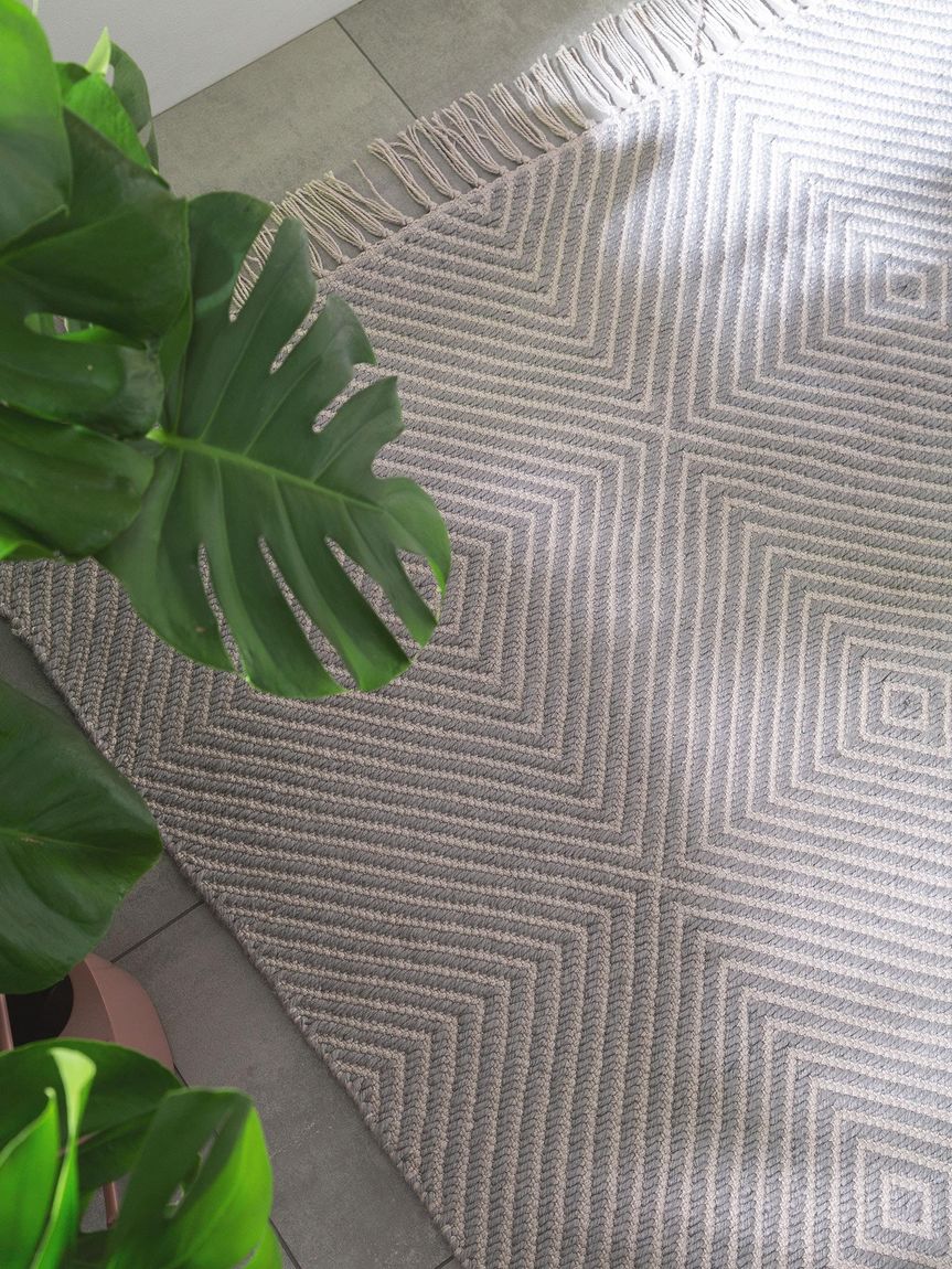 In- & Outdoor Teppich Rae Grau