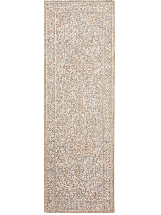 In- & Outdoor Teppich Läufer Cleo 80x240 cm Creame / Beige