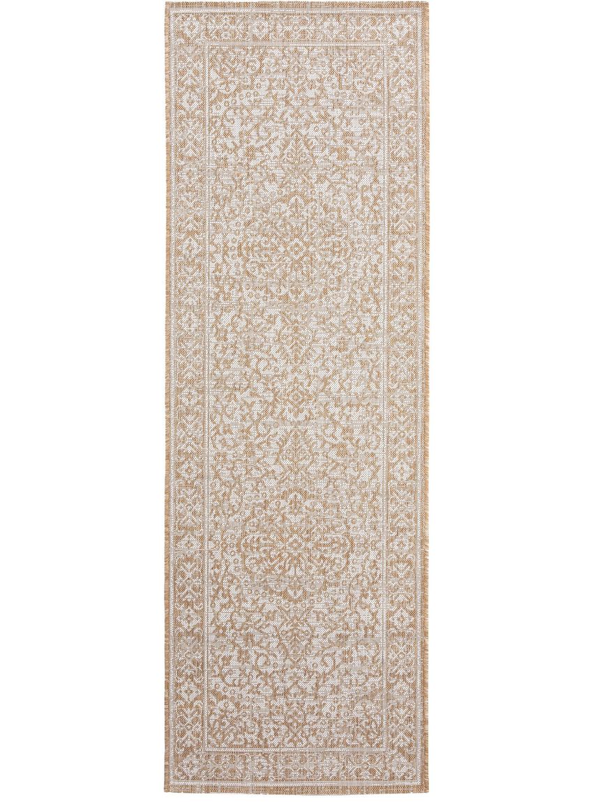 In- & Outdoor Teppich Läufer Cleo 80x240 cm Creame / Beige