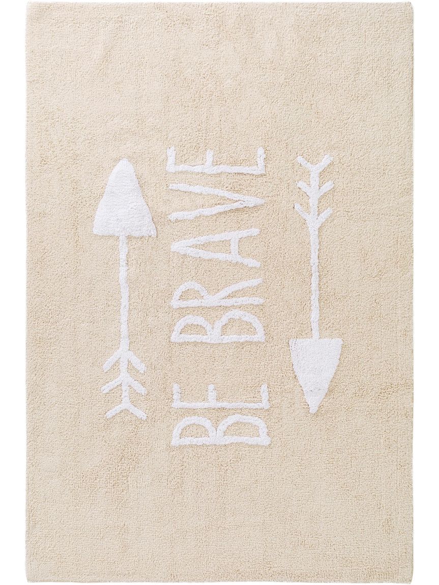 Waschbarer Kinderteppich Inka Beige