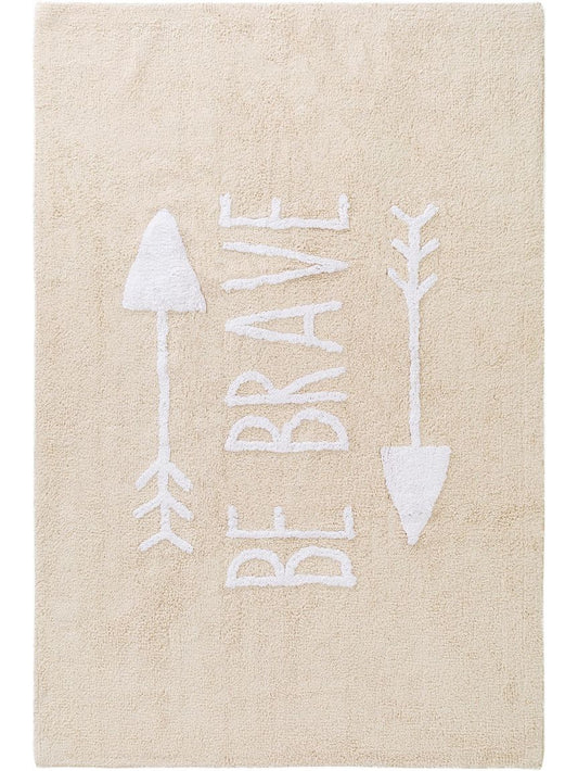 Waschbarer Kinderteppich Inka Beige
