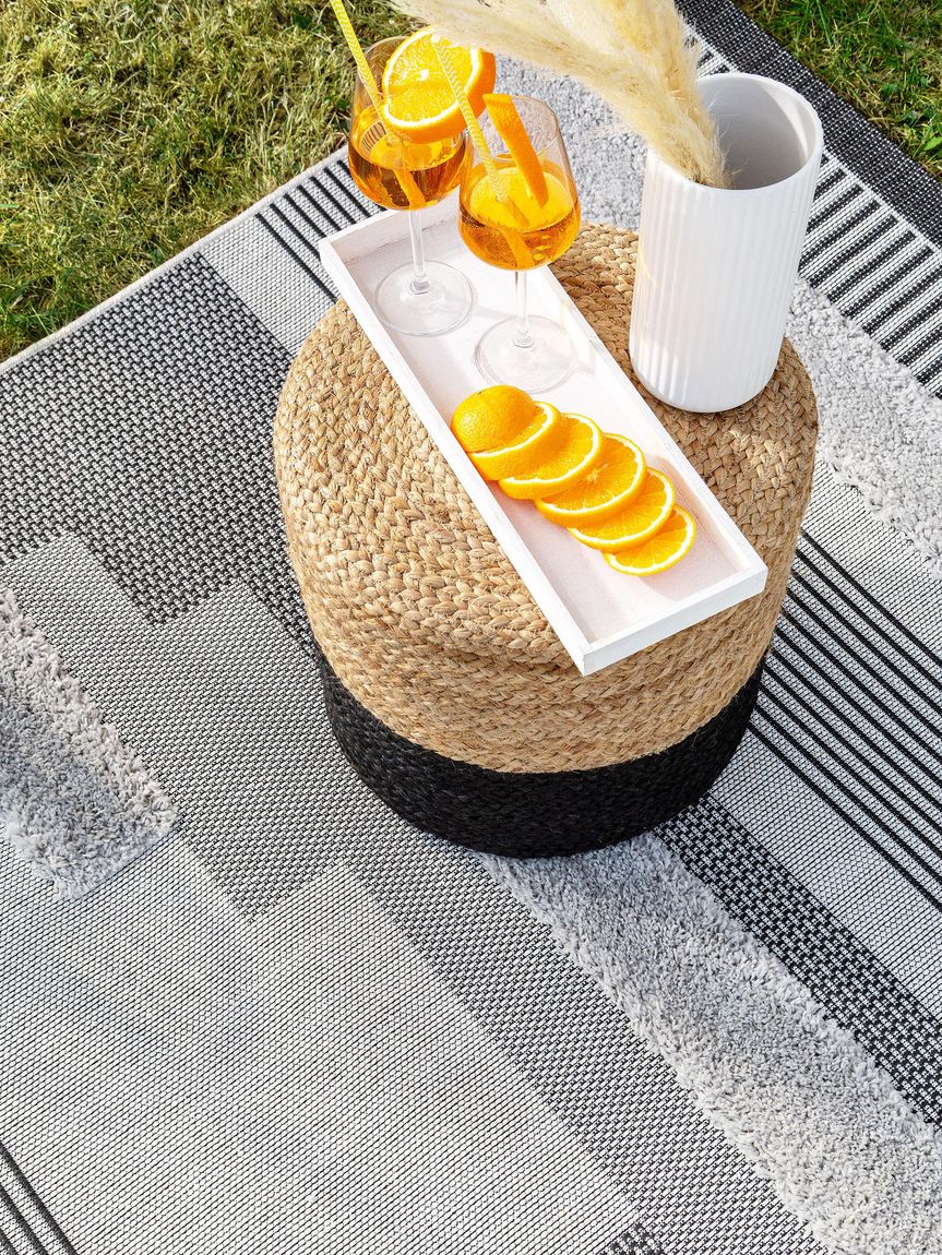In- & Outdoor Teppich Carlo Grau