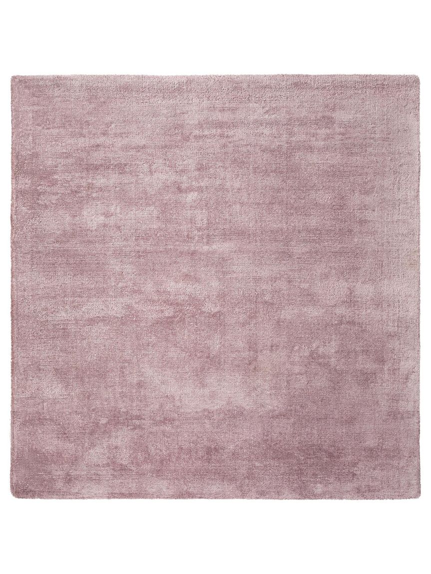 Viskoseteppich Donna 200x200 cm Rosa