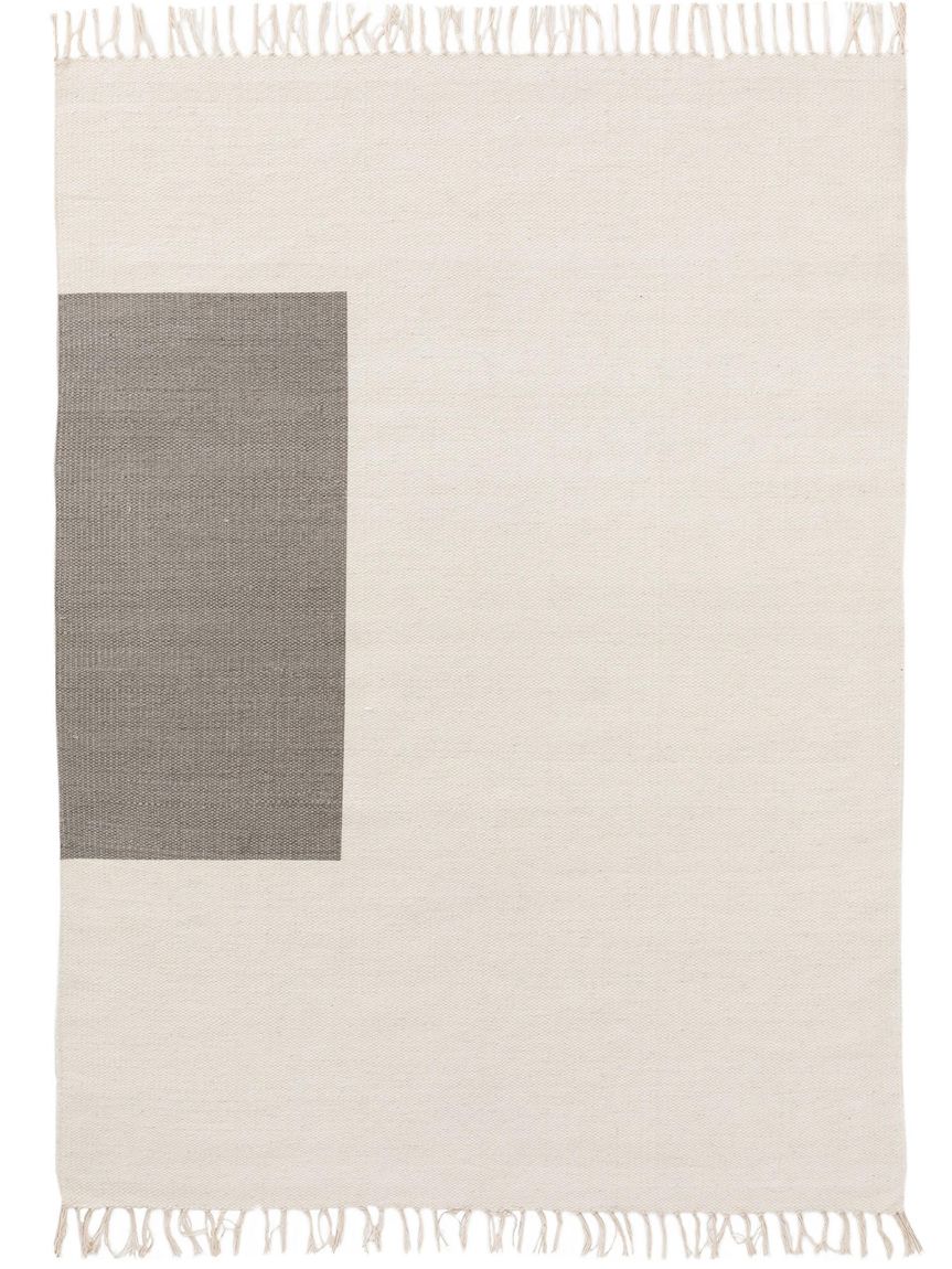Wollteppich Neo Creame / Grau