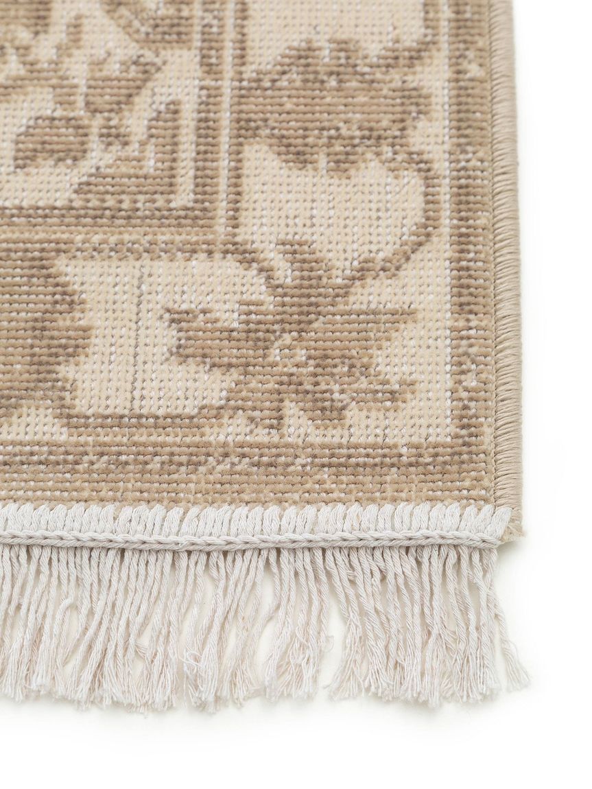 Läufer Folk 80x250 cm Creame / Taupe