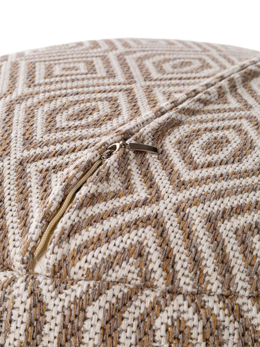 Pouf Laos 55x55x35 cm Taupe