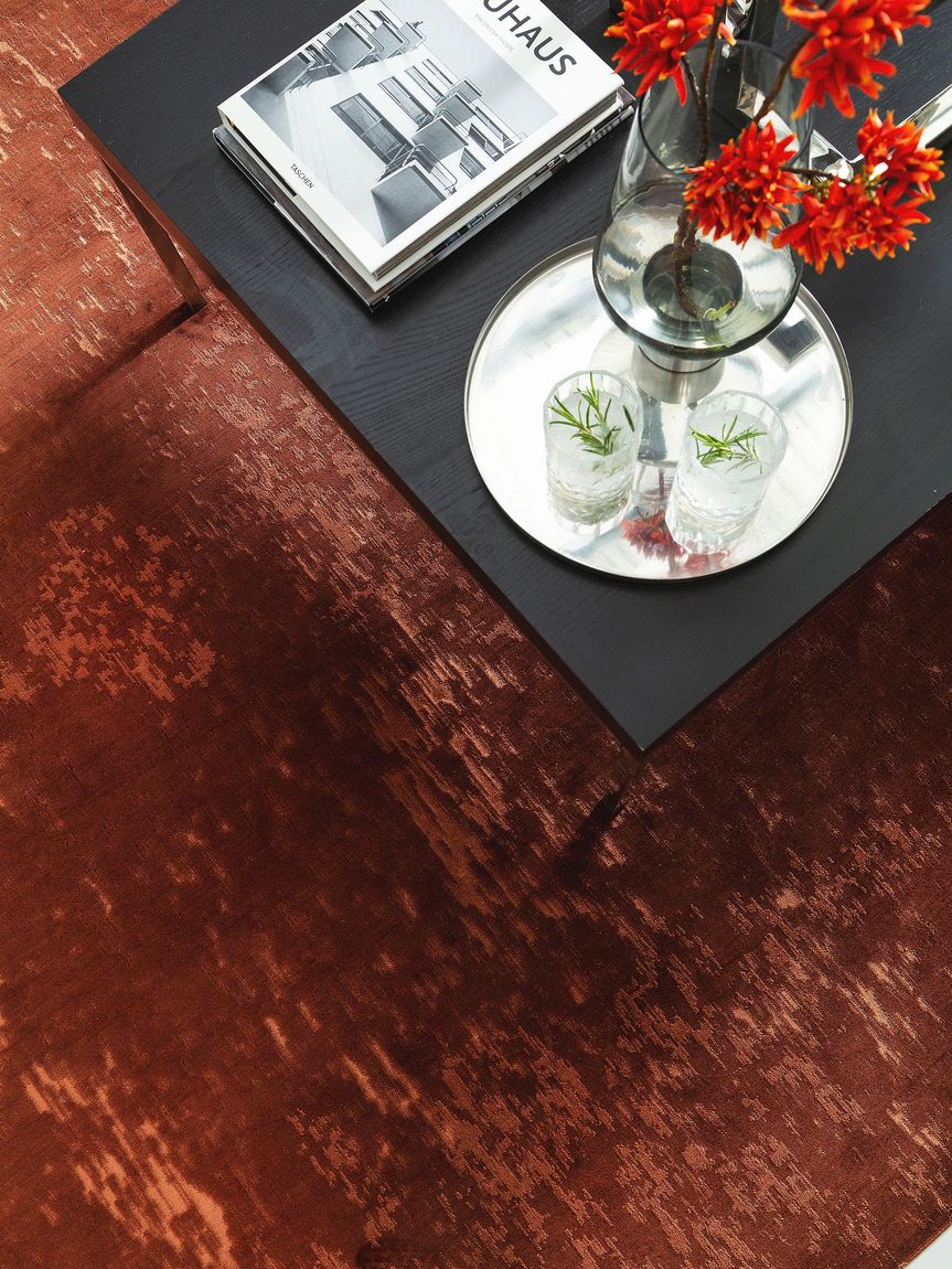 Teppich Luxor Kupfer