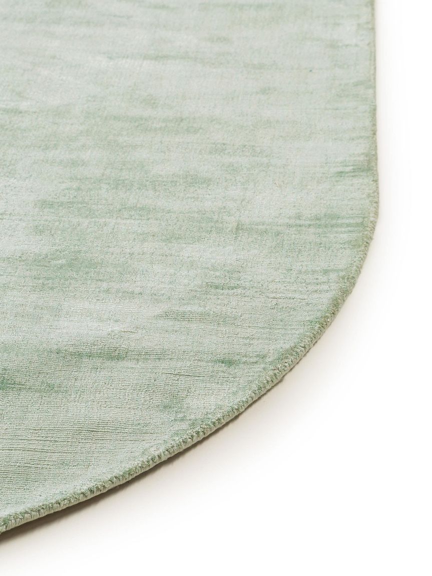 Viskoseteppich oval Nova 150x230 cm Minze