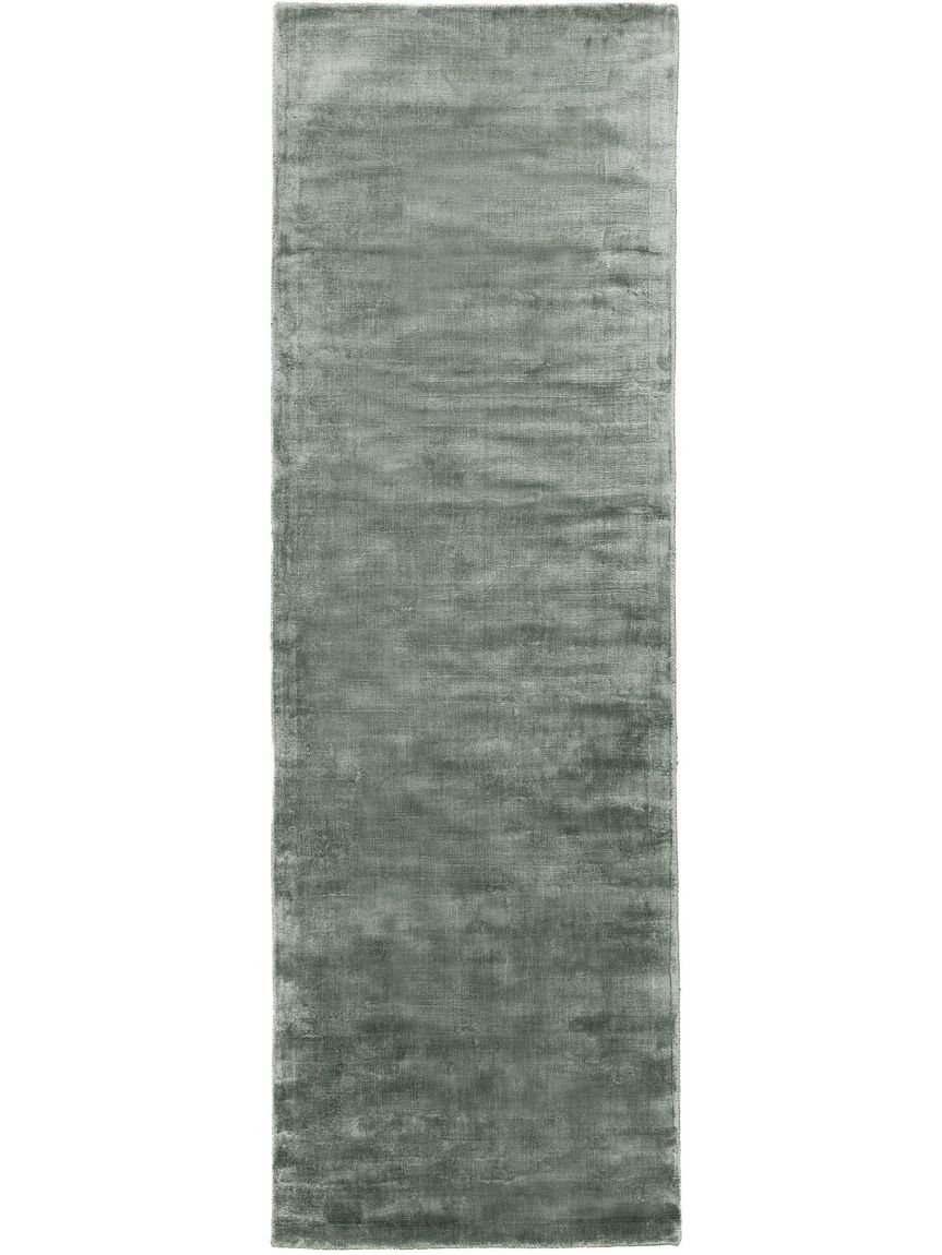 Viskoseteppich Läufer Nela 80x250 cm Hellgrün