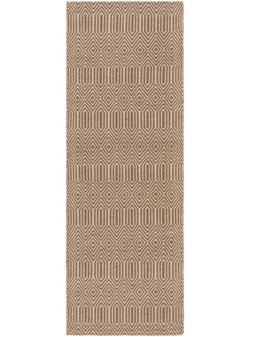 Flachgewebeteppich Läufer Sloan Beige