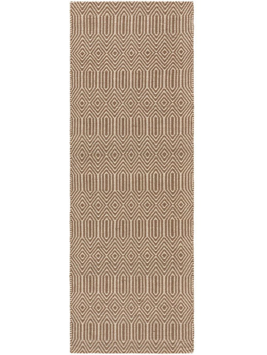 Flachgewebeteppich Läufer Sloan Beige