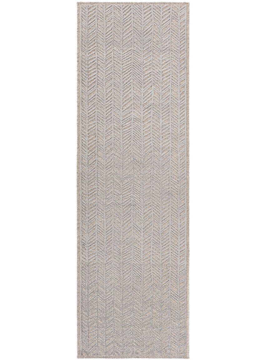 Viskoseteppich Läufer North 67x210 cm Grau