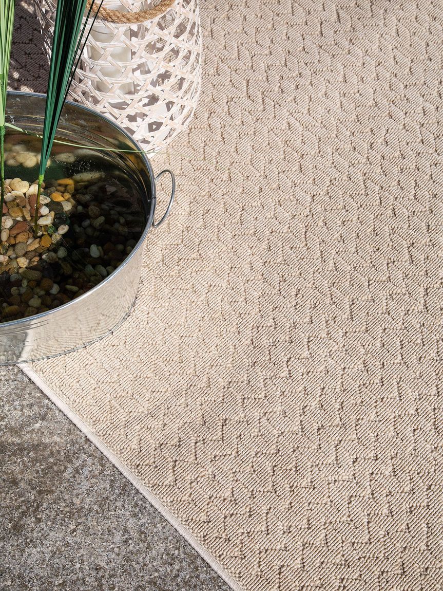 In- & Outdoor Teppich Niel Beige
