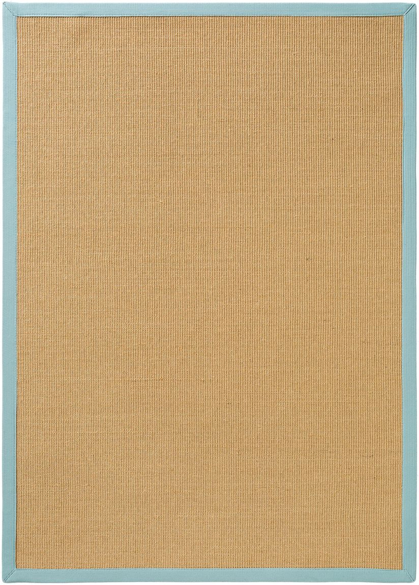 Sisalteppich Sisal Blau