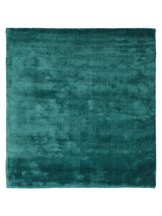 Viskoseteppich Donna 200x200 cm Türkis