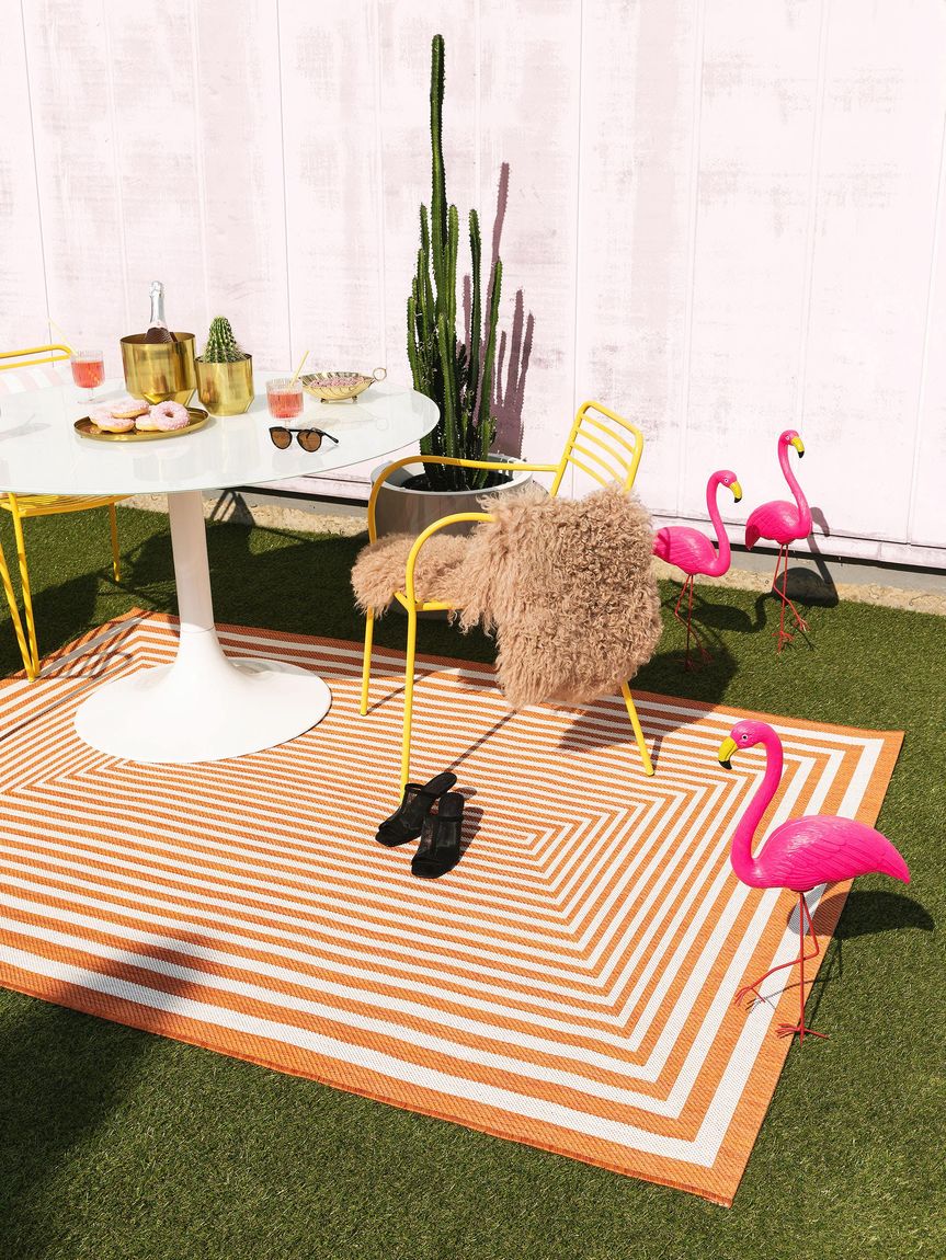 In- & Outdoor Teppich Cleo Orange