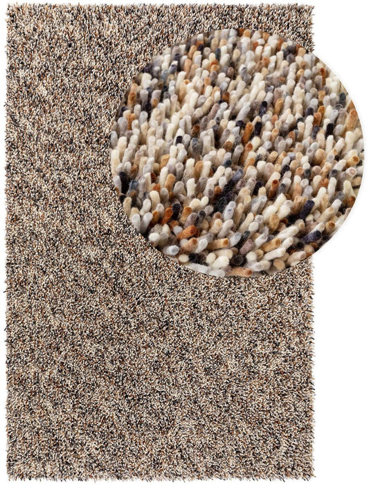 Wollteppich Edsor Beige