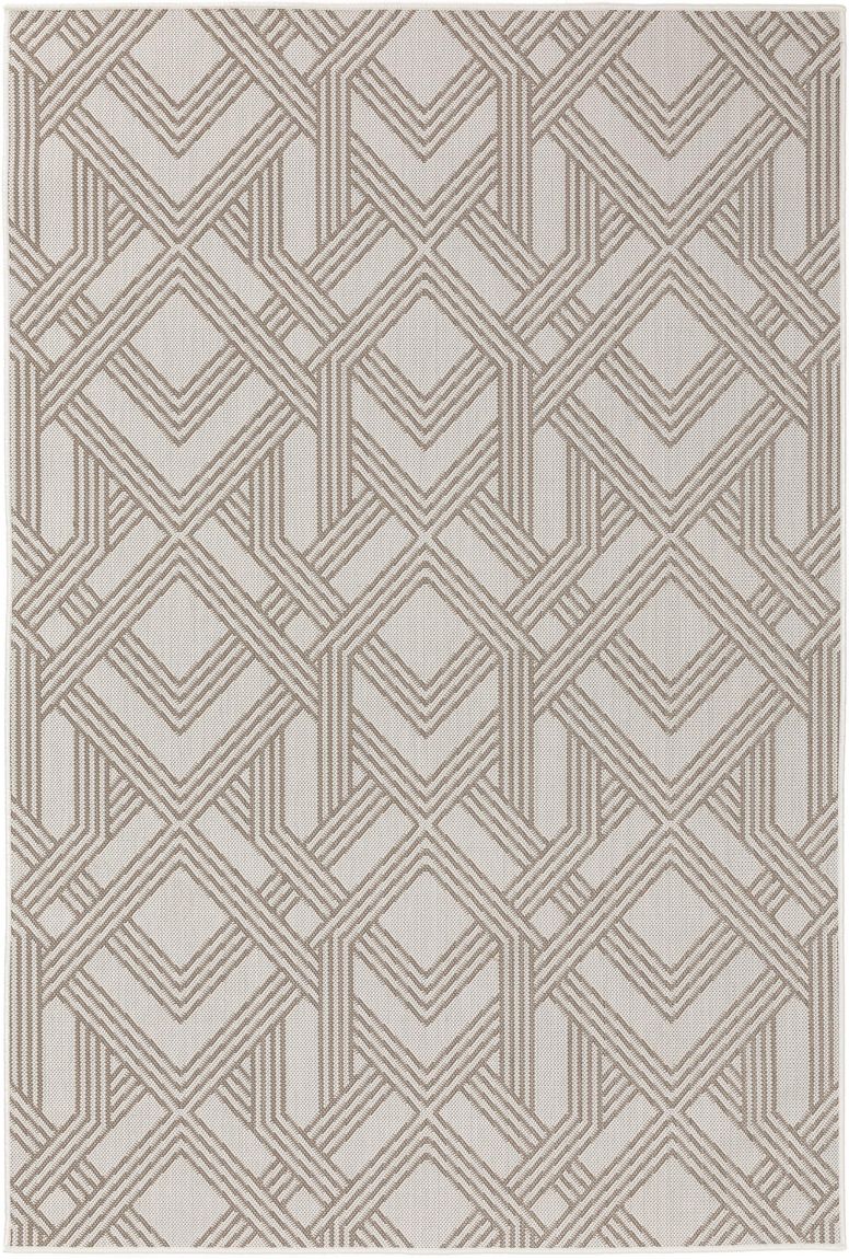 In- & Outdoor Teppich Nillo Grau / Taupe