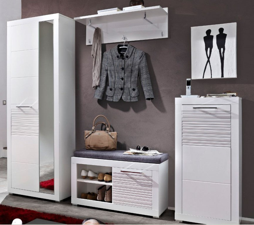 LIFE Garderoben-Kombination Garderobe Garderobenschrank Garderobenset - Voelpe