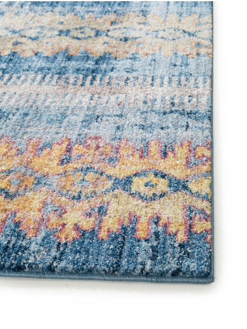 Teppich Tara Bunt / Blau