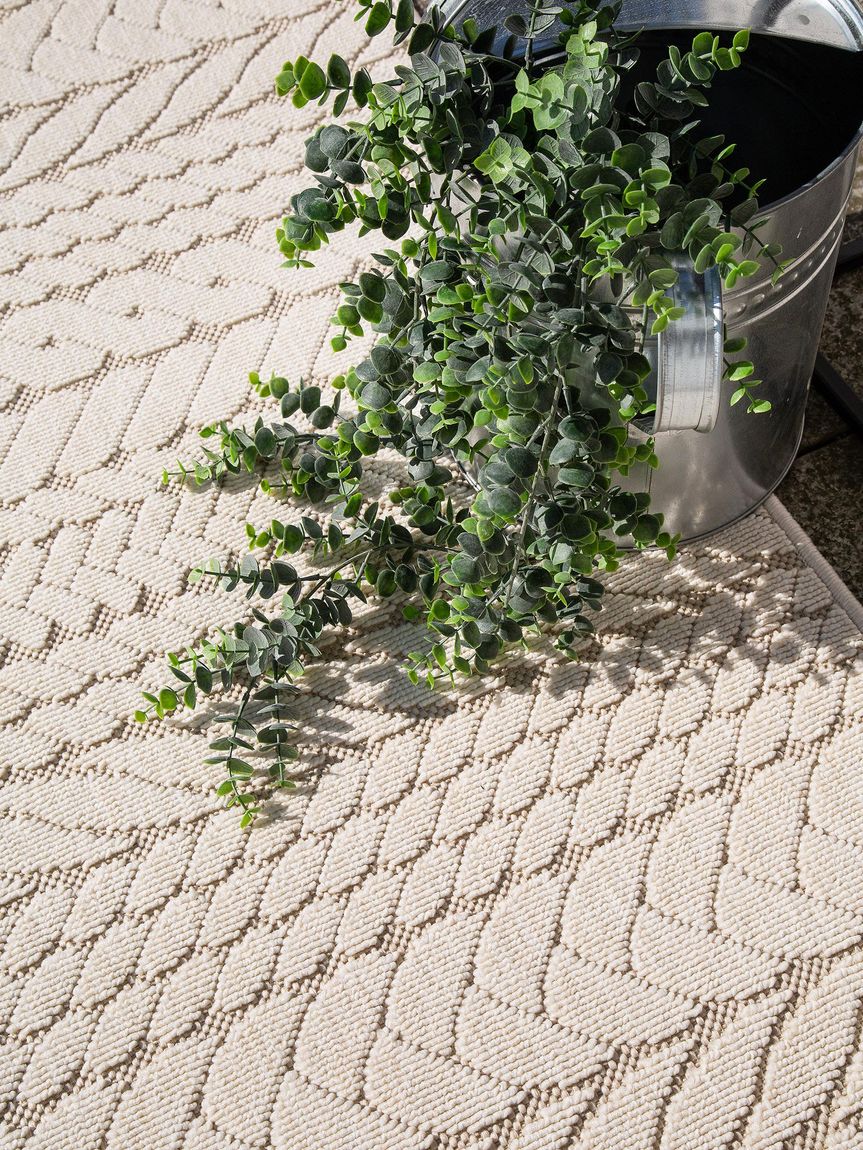 In- & Outdoor Läufer Niel 80x200 cm Creame / Beige