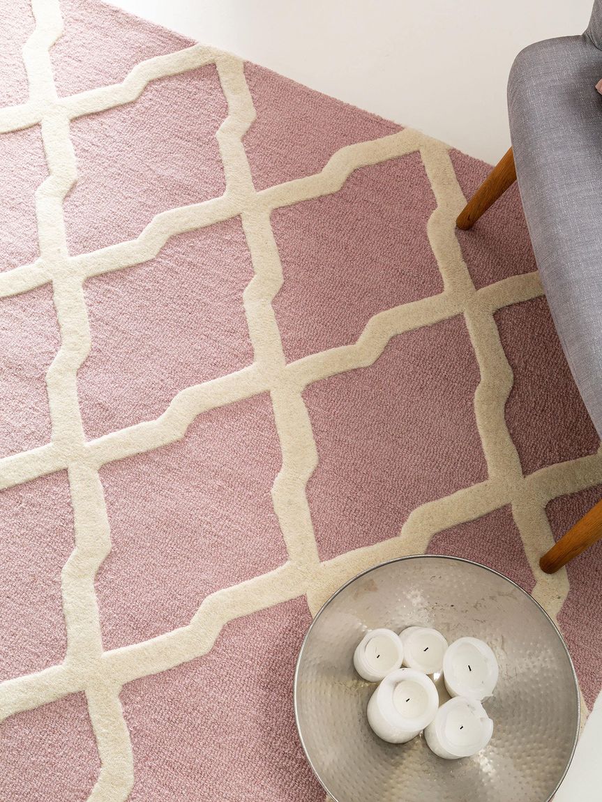 Wollteppich Windsor Rosa