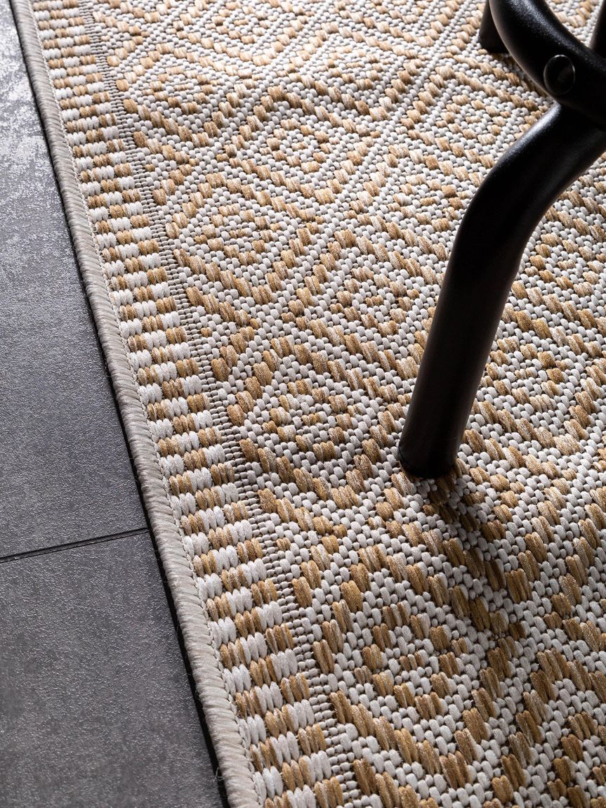 In- & Outdoor Läufer Cleo 80x240 cm Creame / Beige