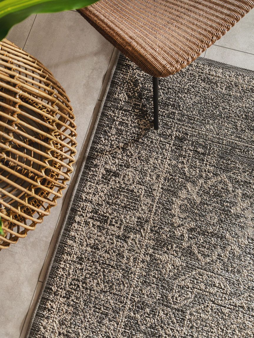 In- & Outdoor Teppich Arena Grau