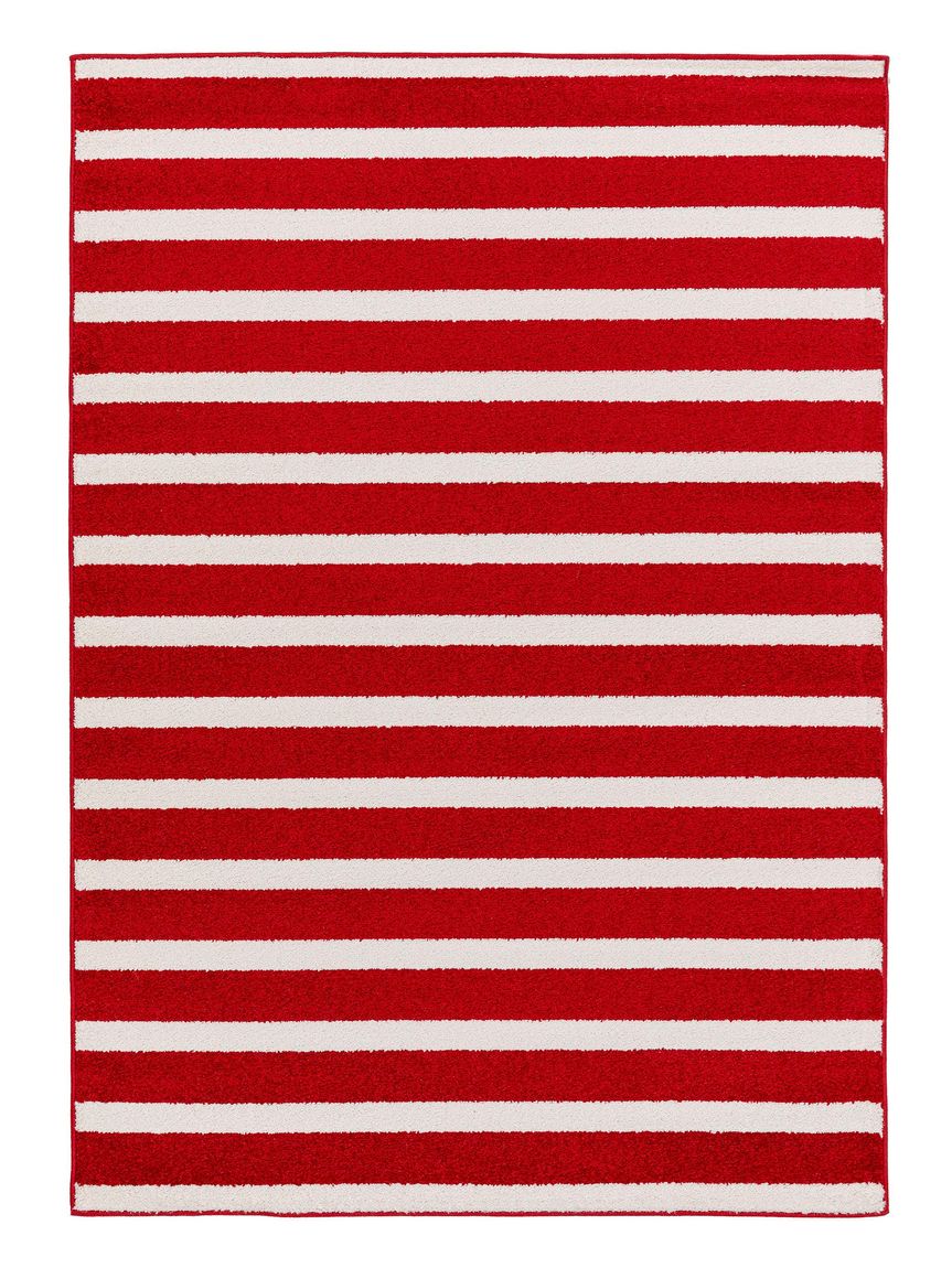 Kinderteppich Noa Kids Stripes Rot