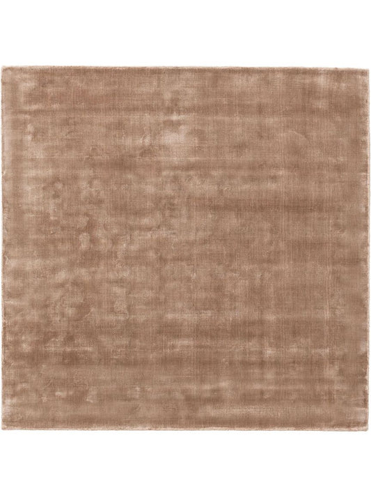 Viskoseteppich Nela 160x160 cm Taupe