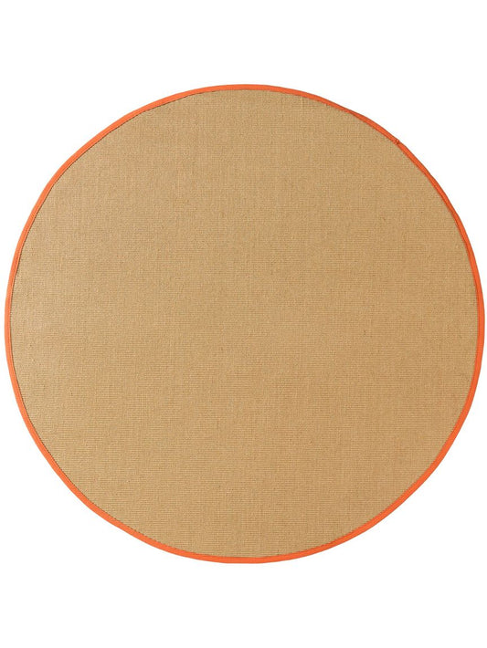 Sisalteppich rund Sisal Orange