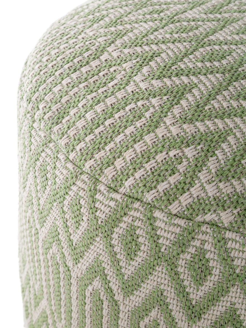 Pouf Ibiza 55x55x35 cm Grün
