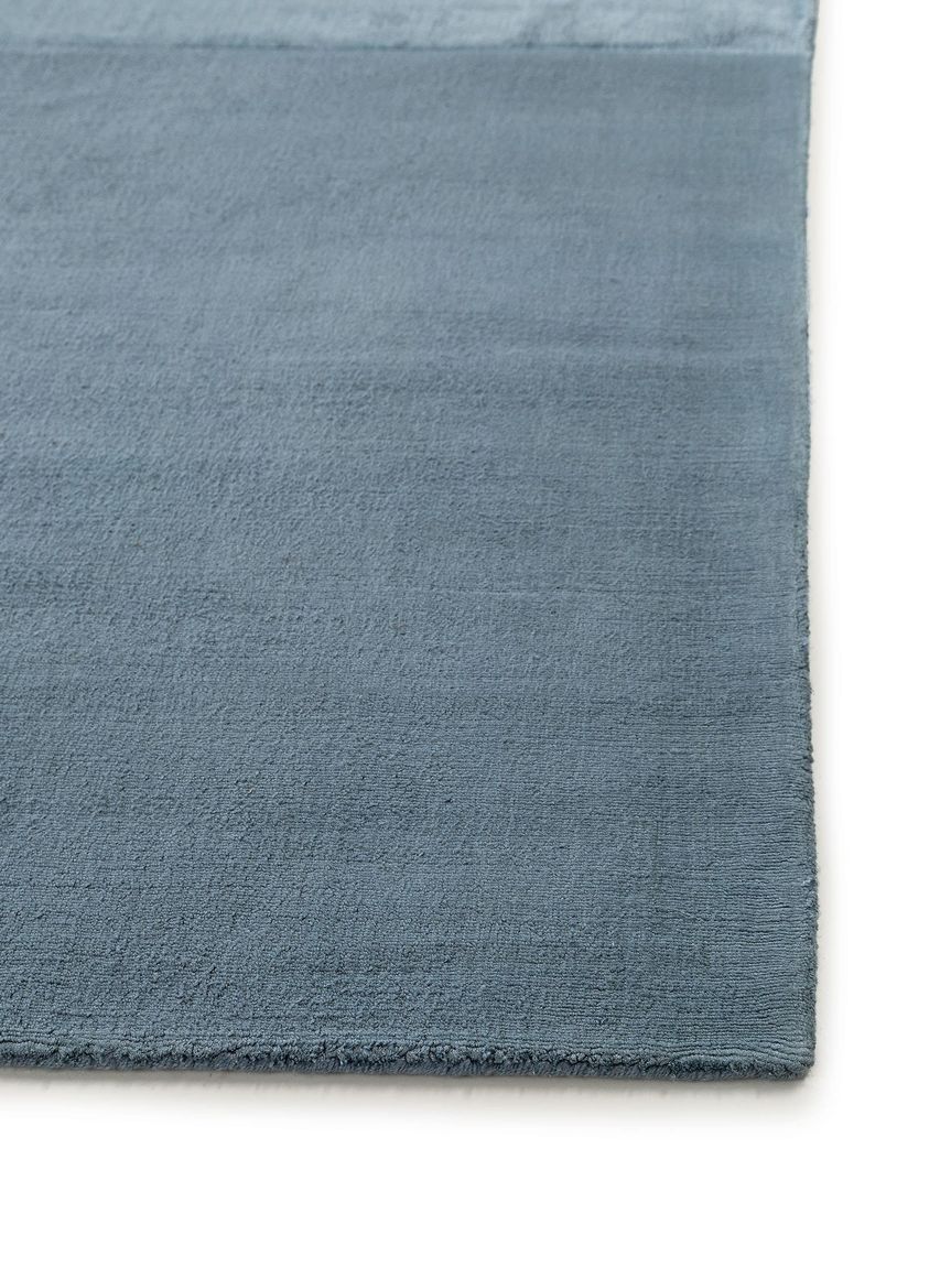 Viskoseteppich Puro Blau