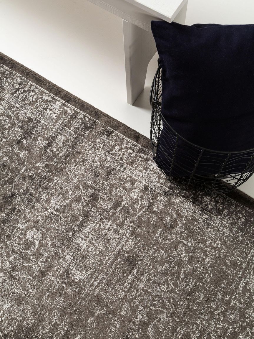 Viskoseteppich Läufer Elling 67x210 cm Taupe