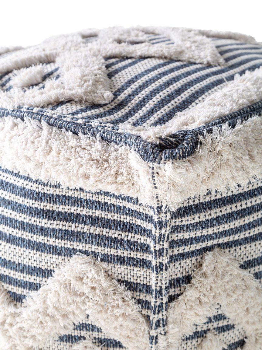 Pouf Lundi 50x50x50 cm Blau