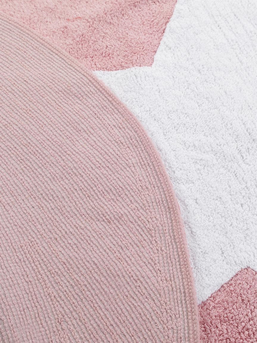Waschbarer Kinderteppich Bambini Ø 150 cm rund Rosa