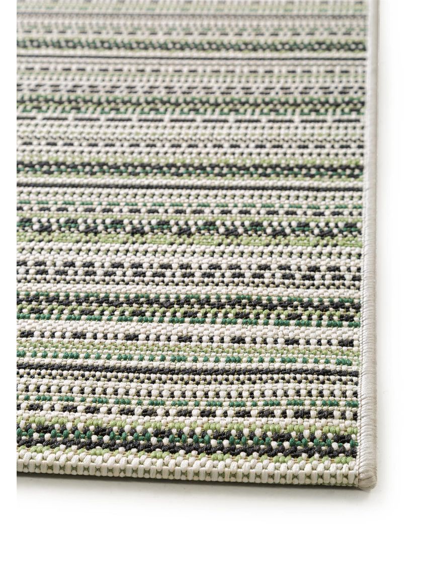 In- & Outdoor Teppich Capri Grün / Beige